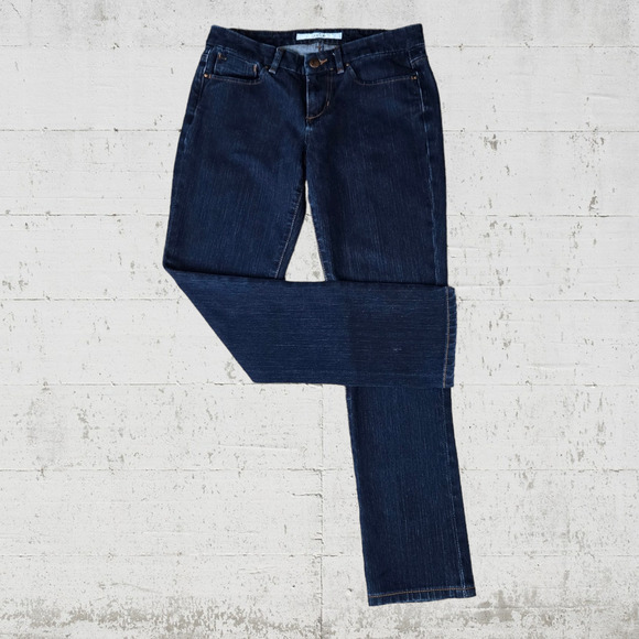 Joe's Jeans Dark Wash Low Rise Skinny Cropped Ankle Cigarette Jeans Size 25 / 0 - Picture 7 of 7